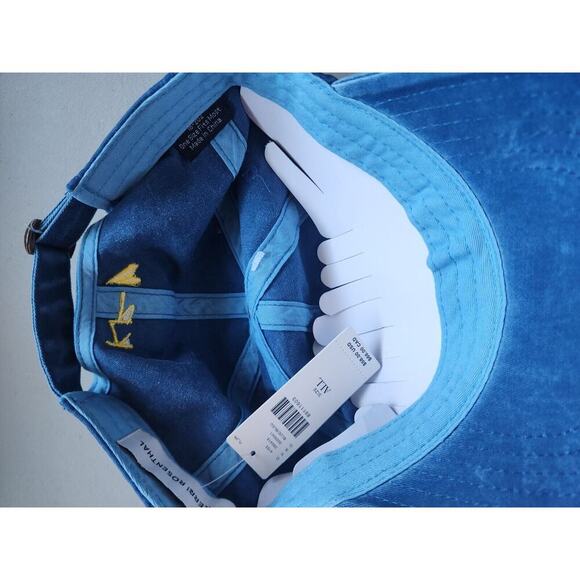 NWT Kerri Rosenthal LA Paradise Embroidered Baseball Cap One Size Blue - Picture 10 of 11